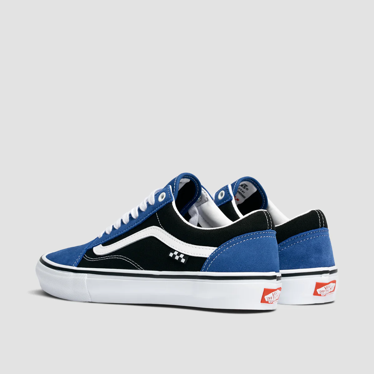 Vans Old Skool Shoes - Blue/Black/White - Image 3