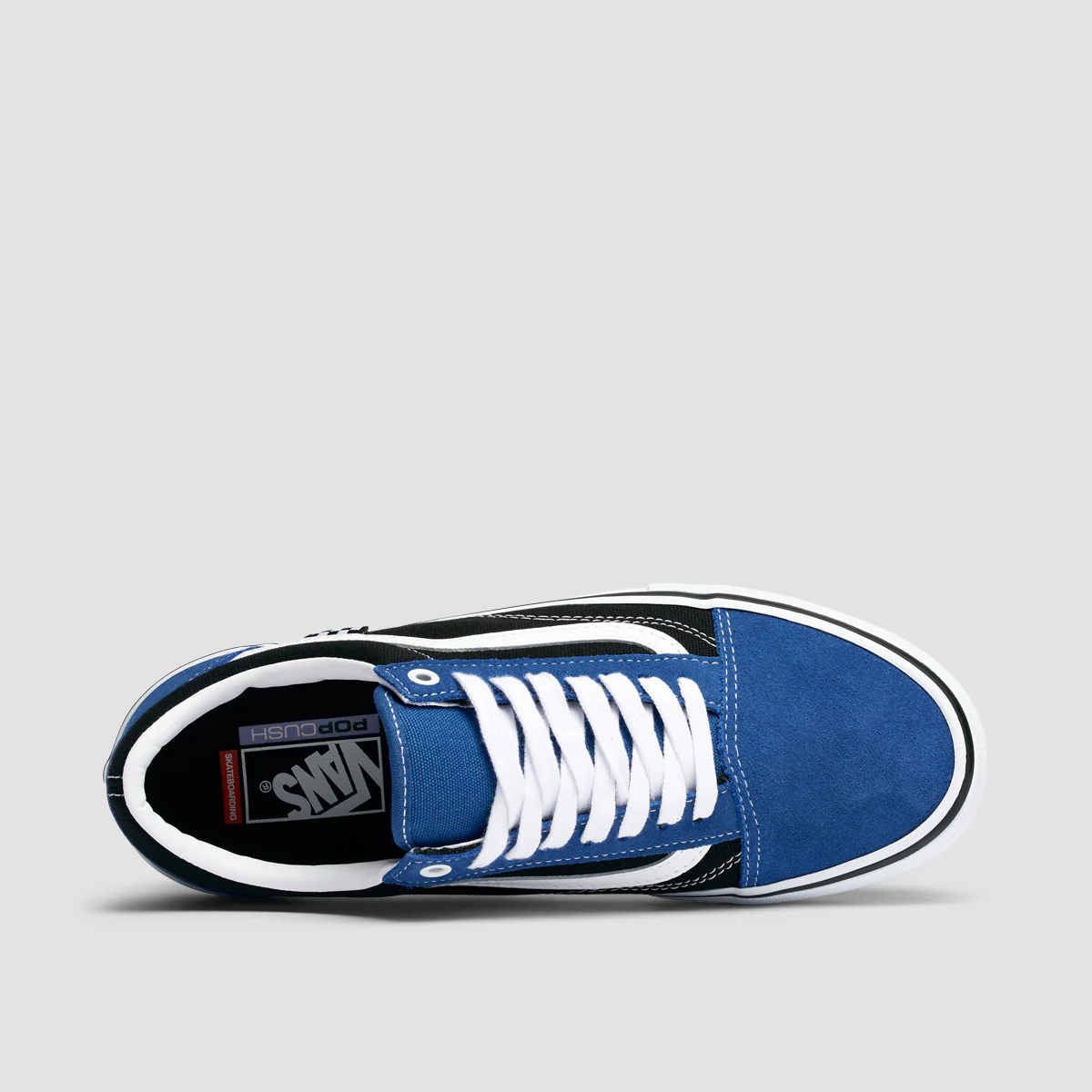 Vans Old Skool Shoes - Blue/Black/White - Image 4