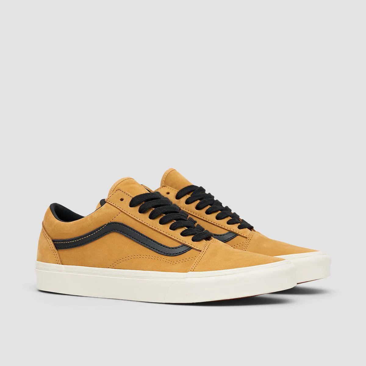 Vans Old Skool Shoes - Nubuck Honey Gold/Black - Image 2