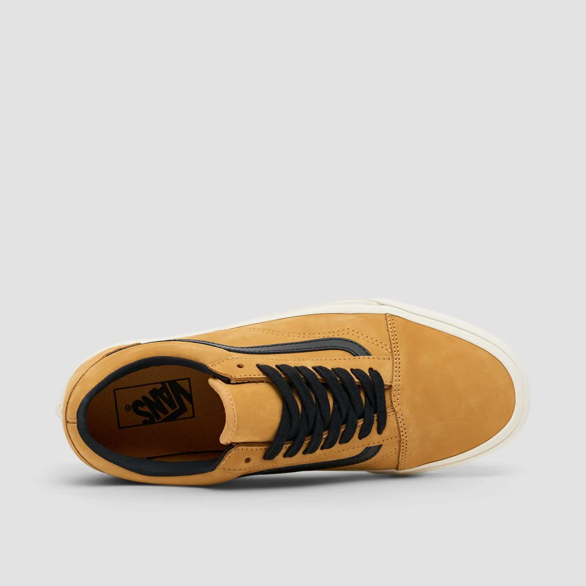 Vans Old Skool Shoes - Nubuck Honey Gold/Black - Image 4