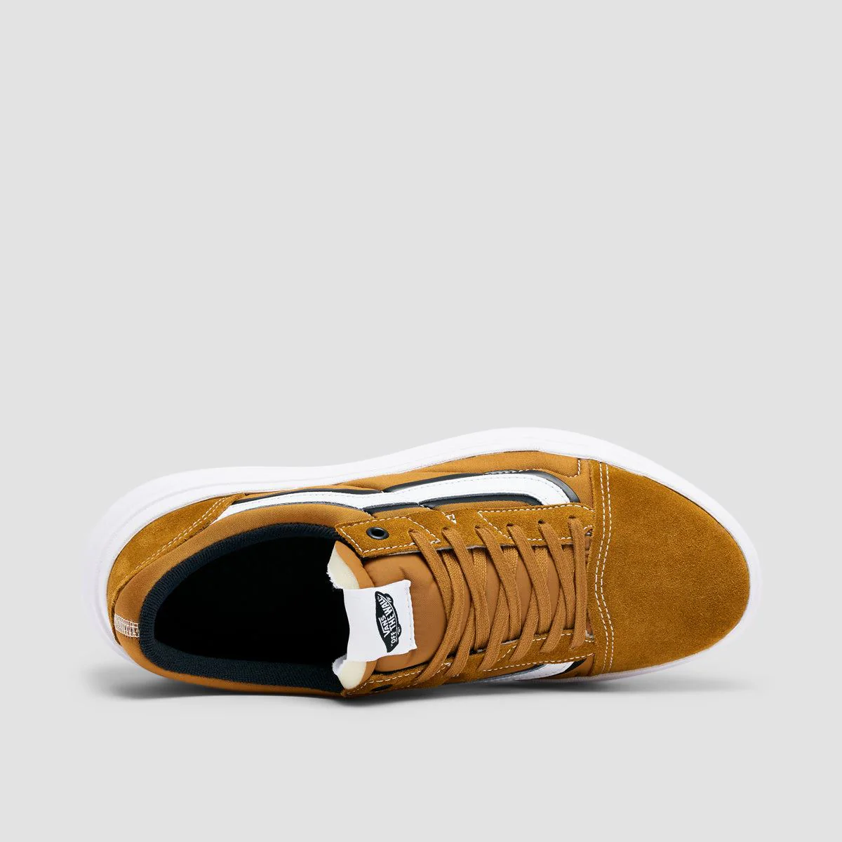Vans Old Skool Overt CC Shoes - Pop Color Golden Brown/White - Image 4