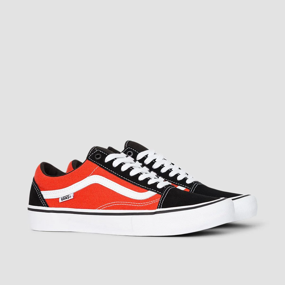 Vans Old Skool Pro Shoes - Black/Orange - Image 2