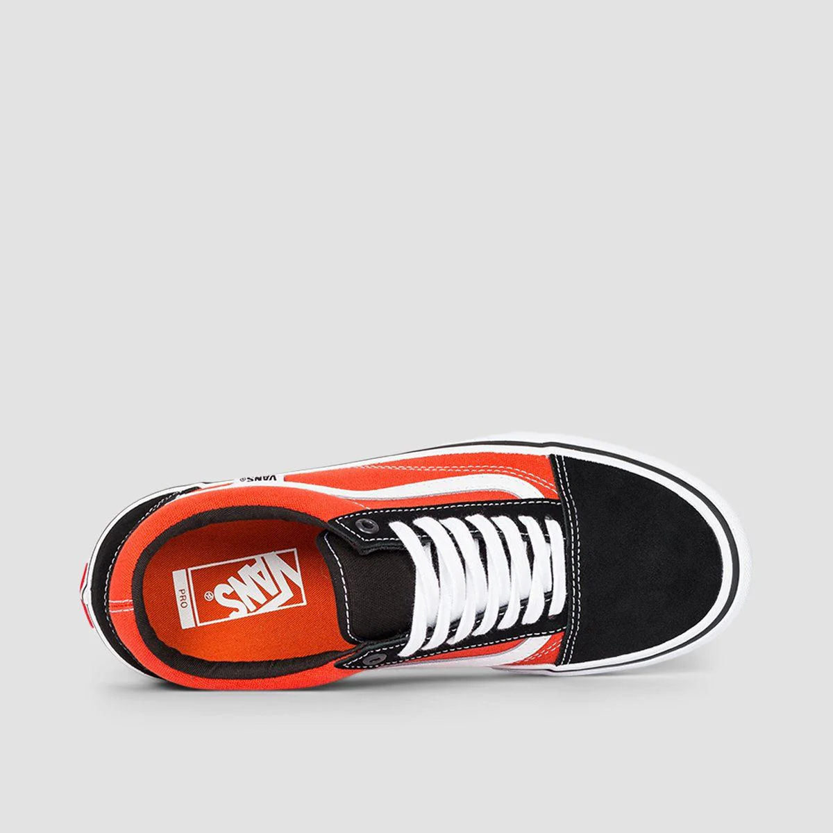 Vans Old Skool Pro Shoes - Black/Orange - Image 4