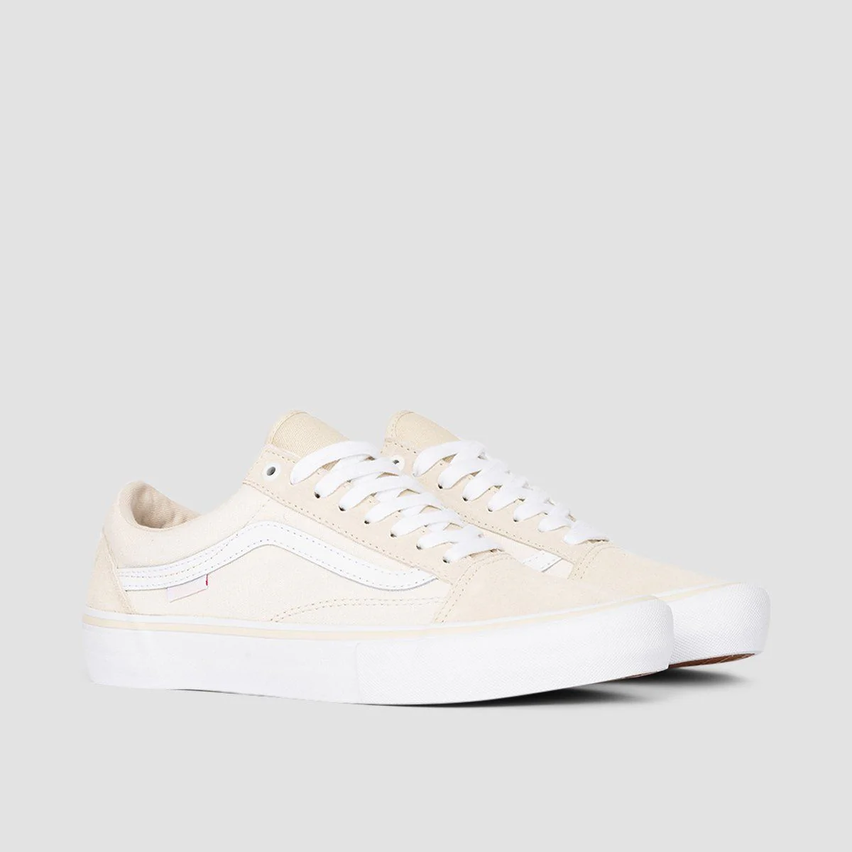 Vans Old Skool Pro Shoes - Marshmallow/White - Image 2