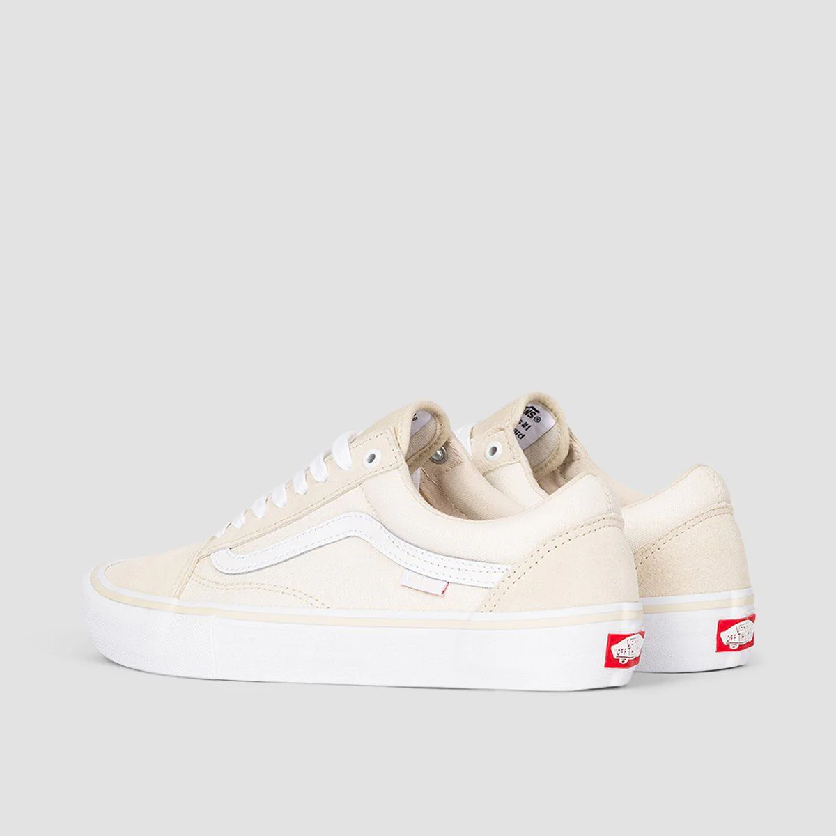 Vans Old Skool Pro Shoes - Marshmallow/White - Image 3
