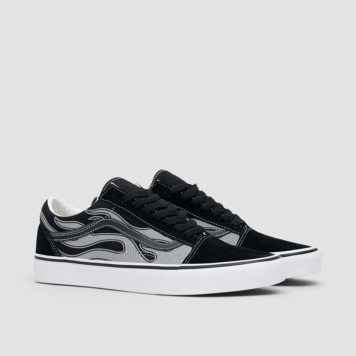 Vans Old Skool Shoes - Reflective Flame Black - Image 2