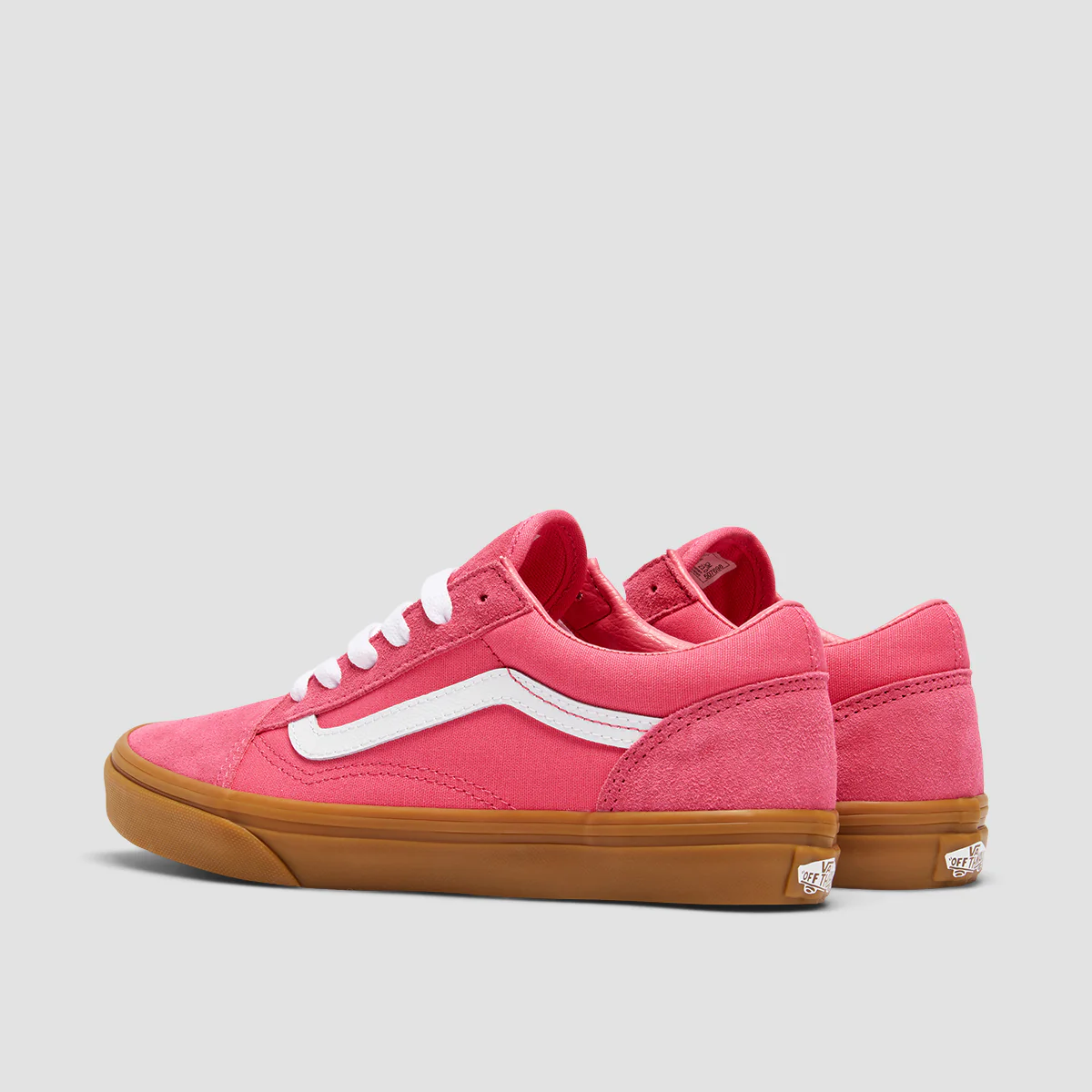 Vans Old Skool Shoes - Gum Pink - Kids - Image 3