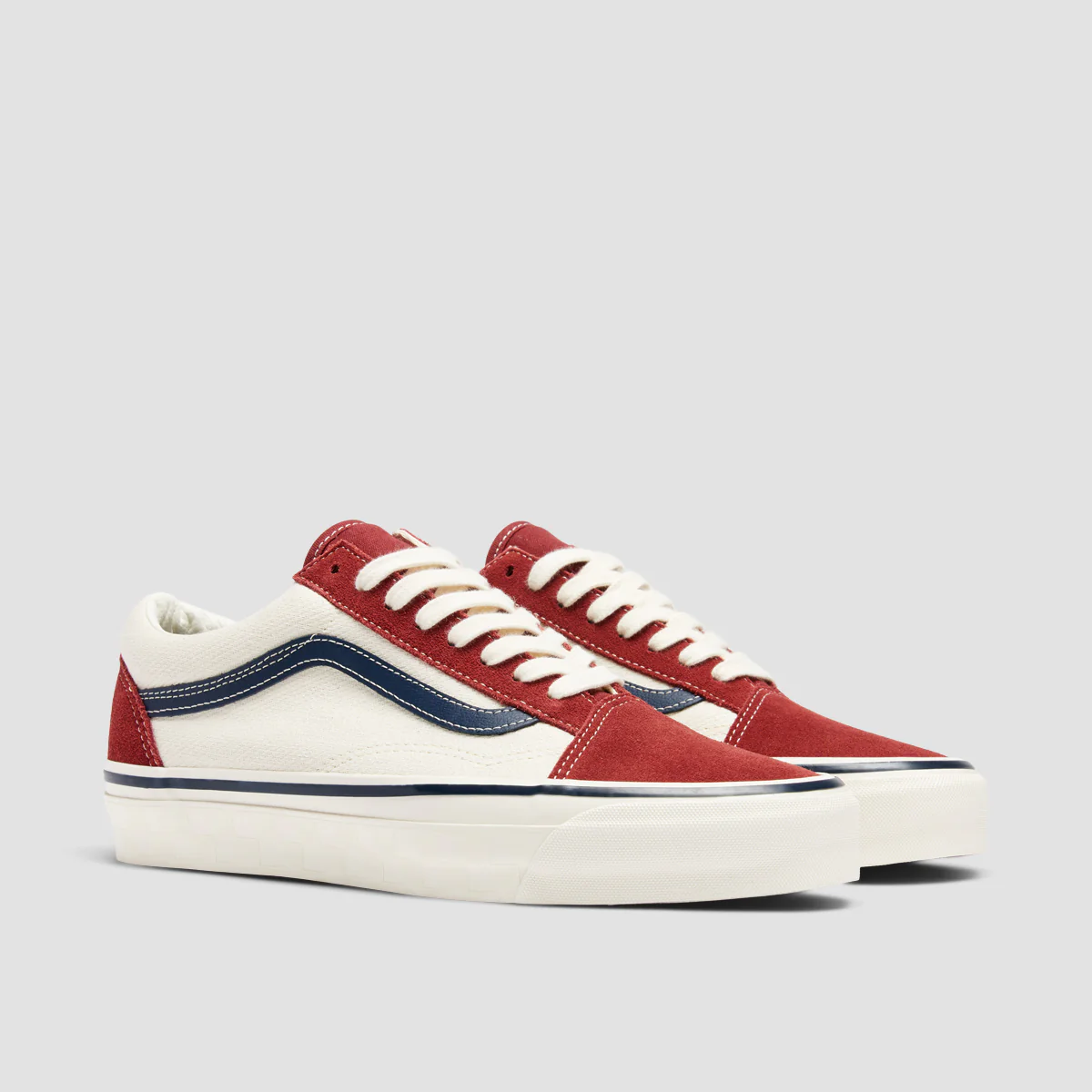 Vans Old Skool Shoes - Twill Russet Brown - Image 2