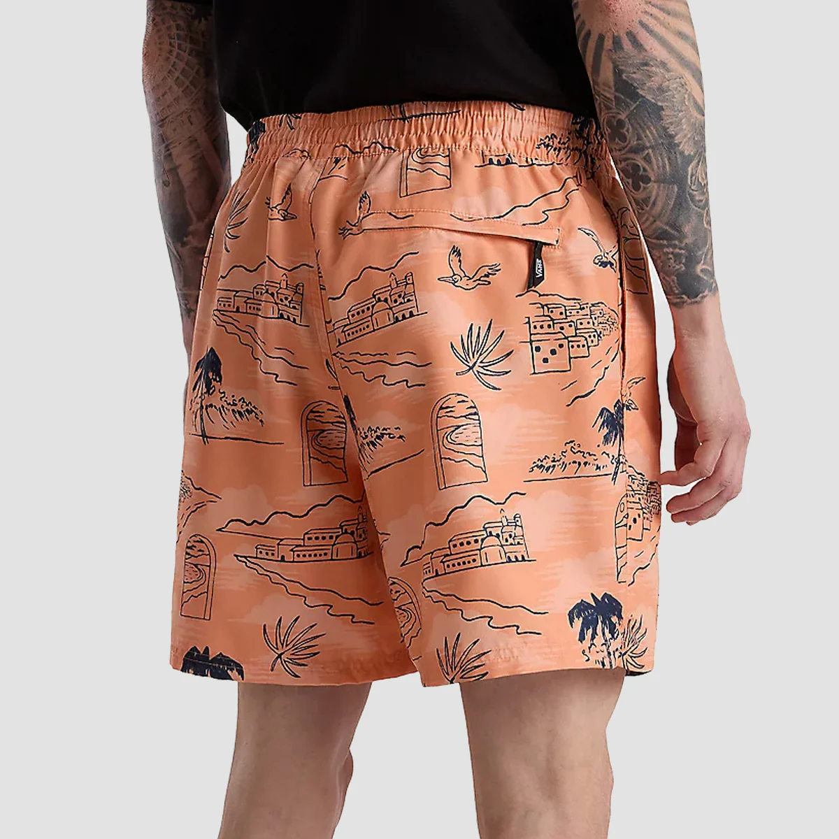 Vans Primary Print 17" Boardshorts Copper Tan - Image 2
