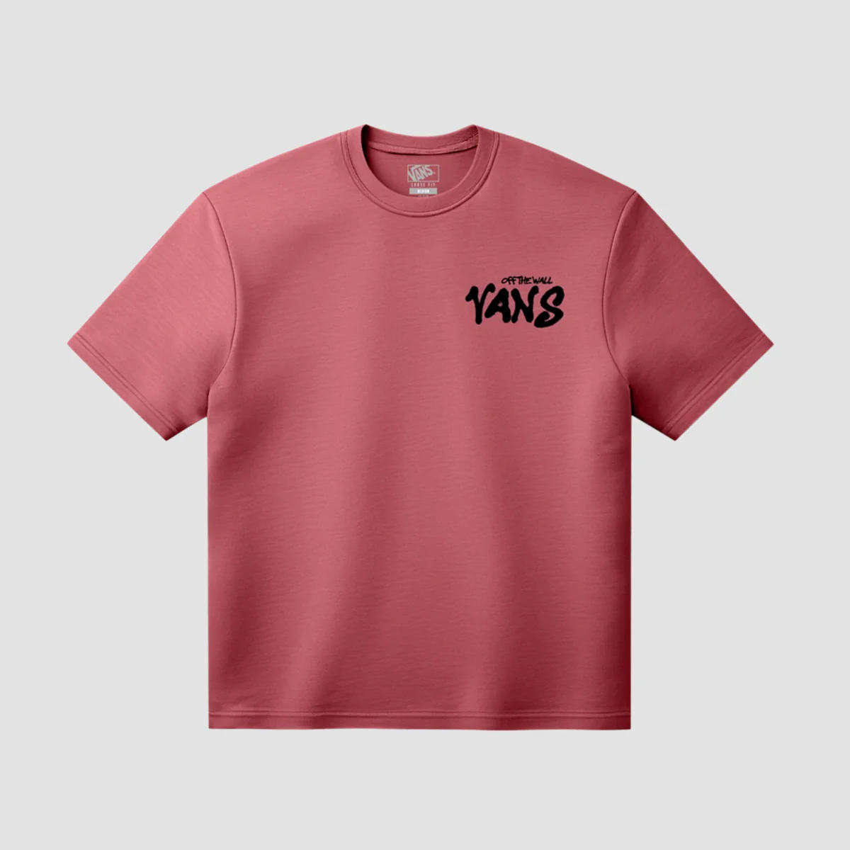 Vans Repear Sam Loose T-Shirt Crimson Haze - Image 2