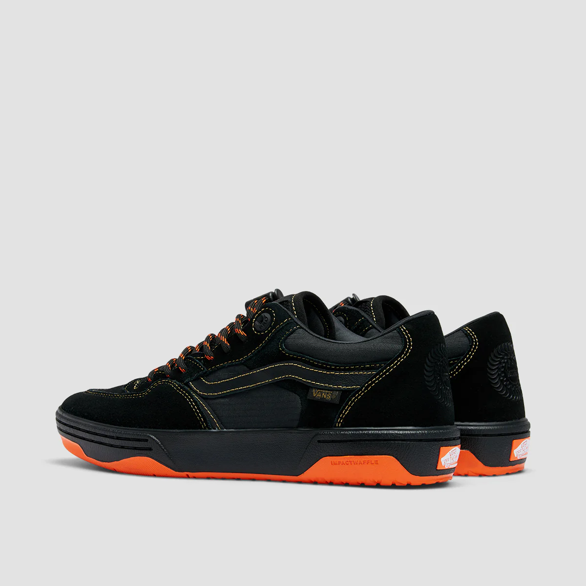 Vans Rowan 2 Shoes - Spitfire Wheels Black/Flame - Image 3