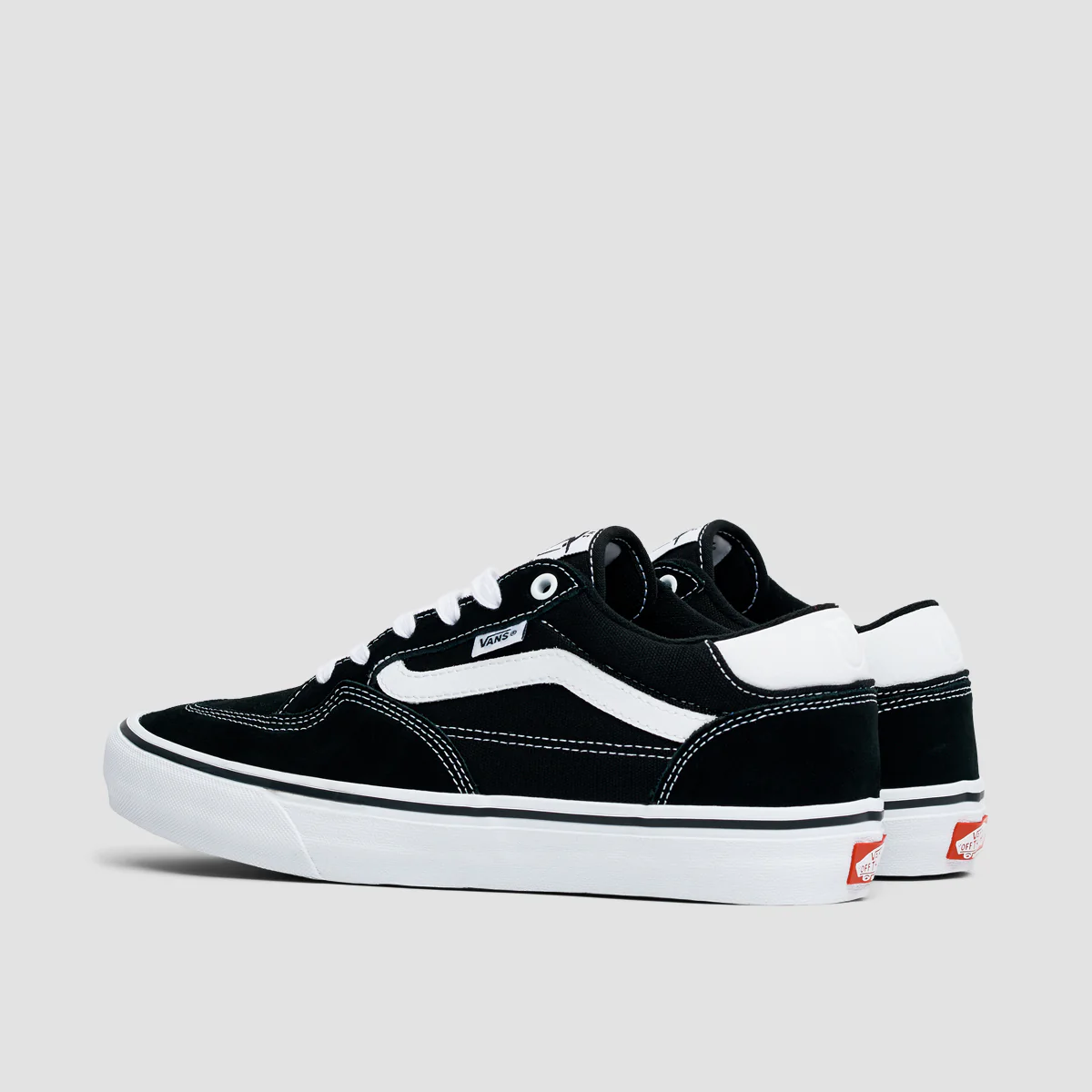 Vans Rowan Shoes - Black/True White - Image 3