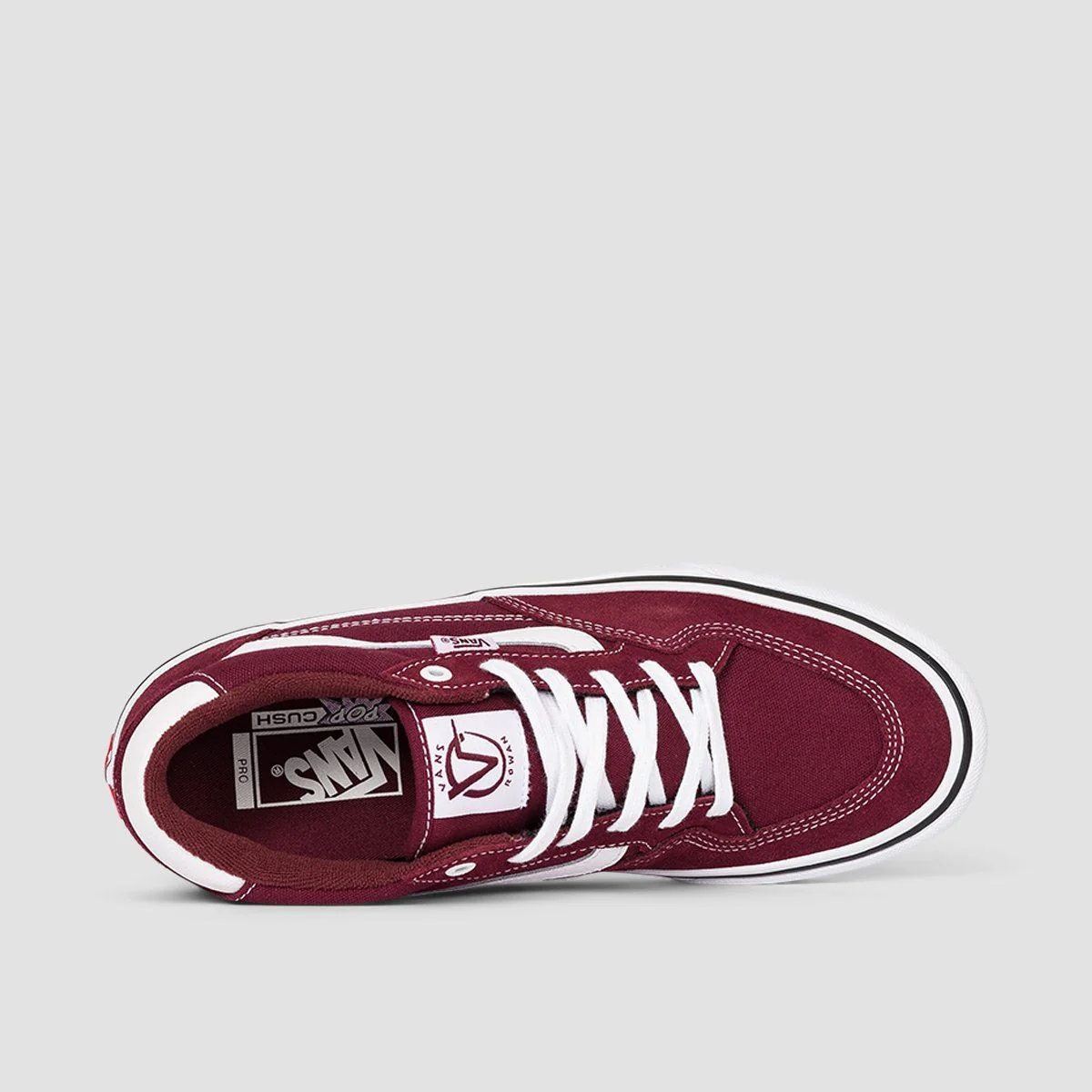 Vans Rowan Pro Shoes - Port/White - Image 4