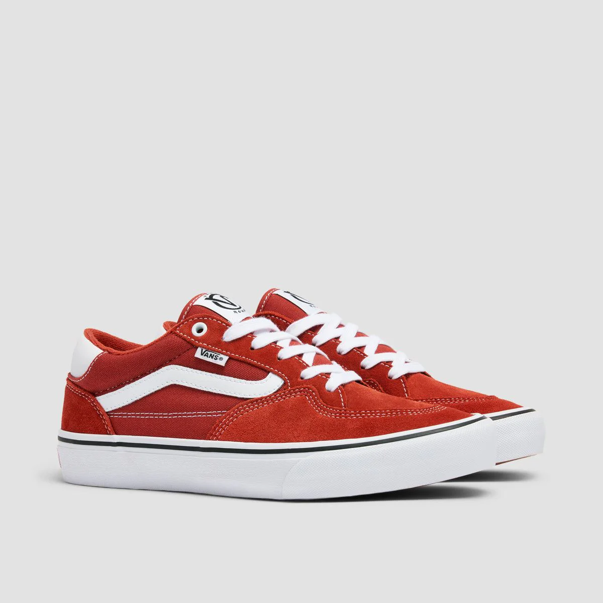 Vans Rowan Shoes - Red/White - Image 2