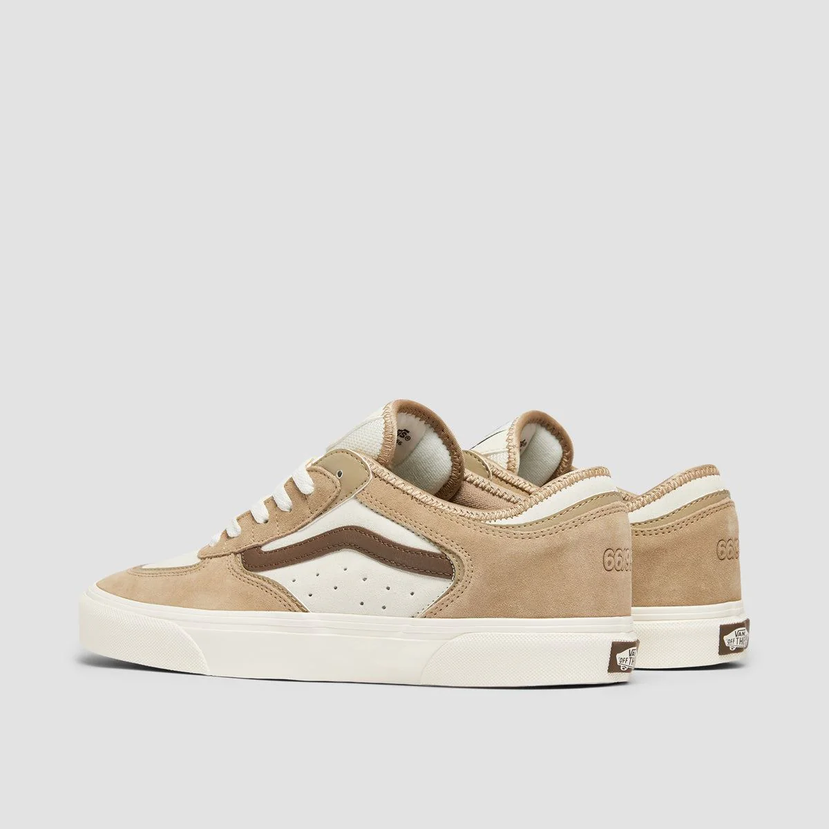 Vans Rowley Classic Shoes - Brown/Light Gum - Image 3