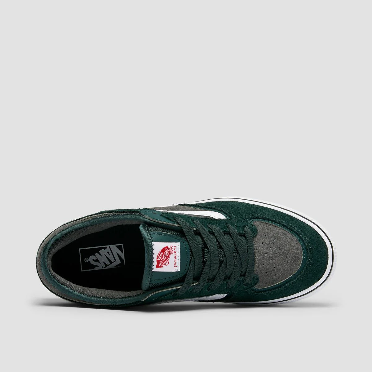 Vans Rowley Classic Shoes - Green Gables/White - Kids - Image 4