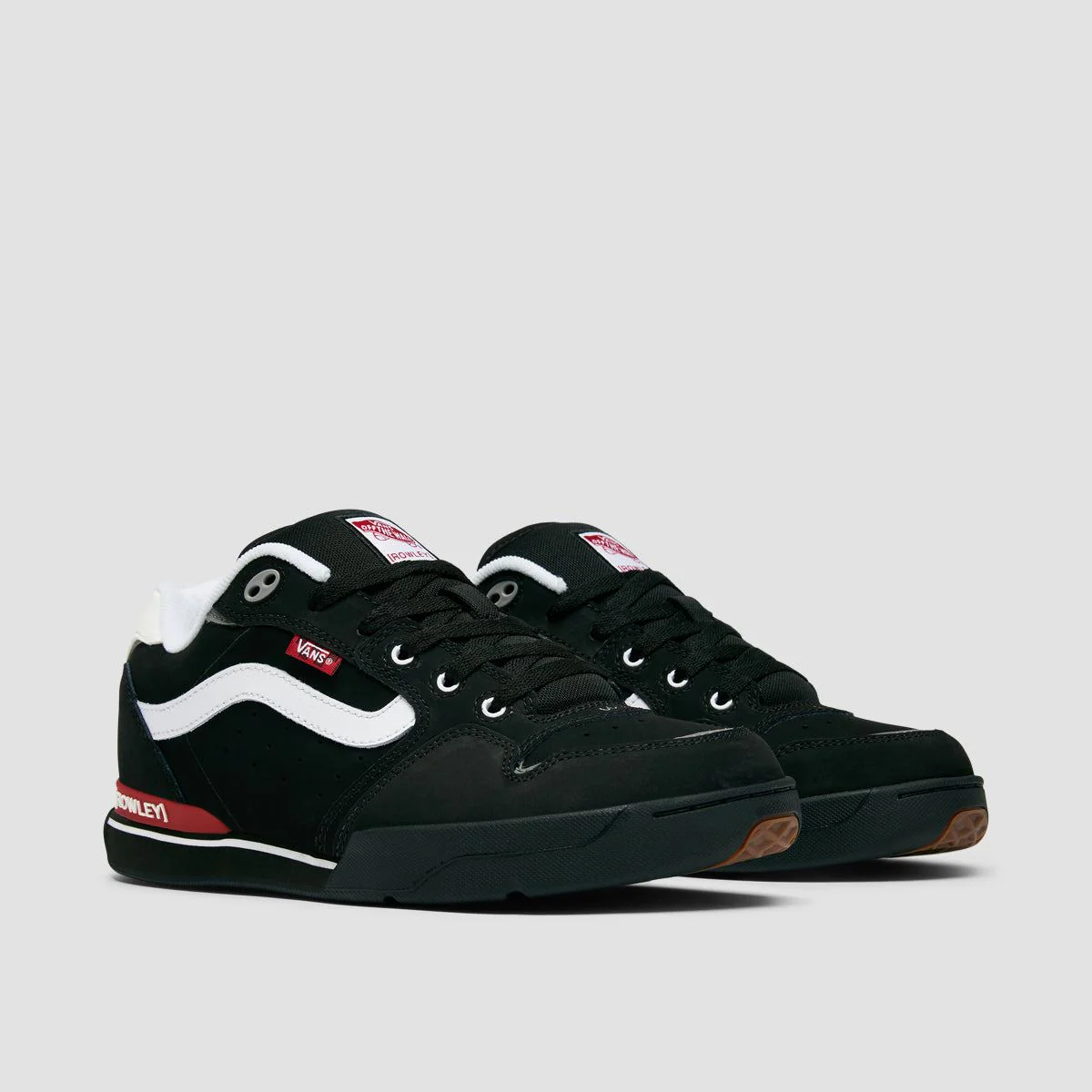 Vans Rowley XLT Shoes - Black/White/Red - Image 2
