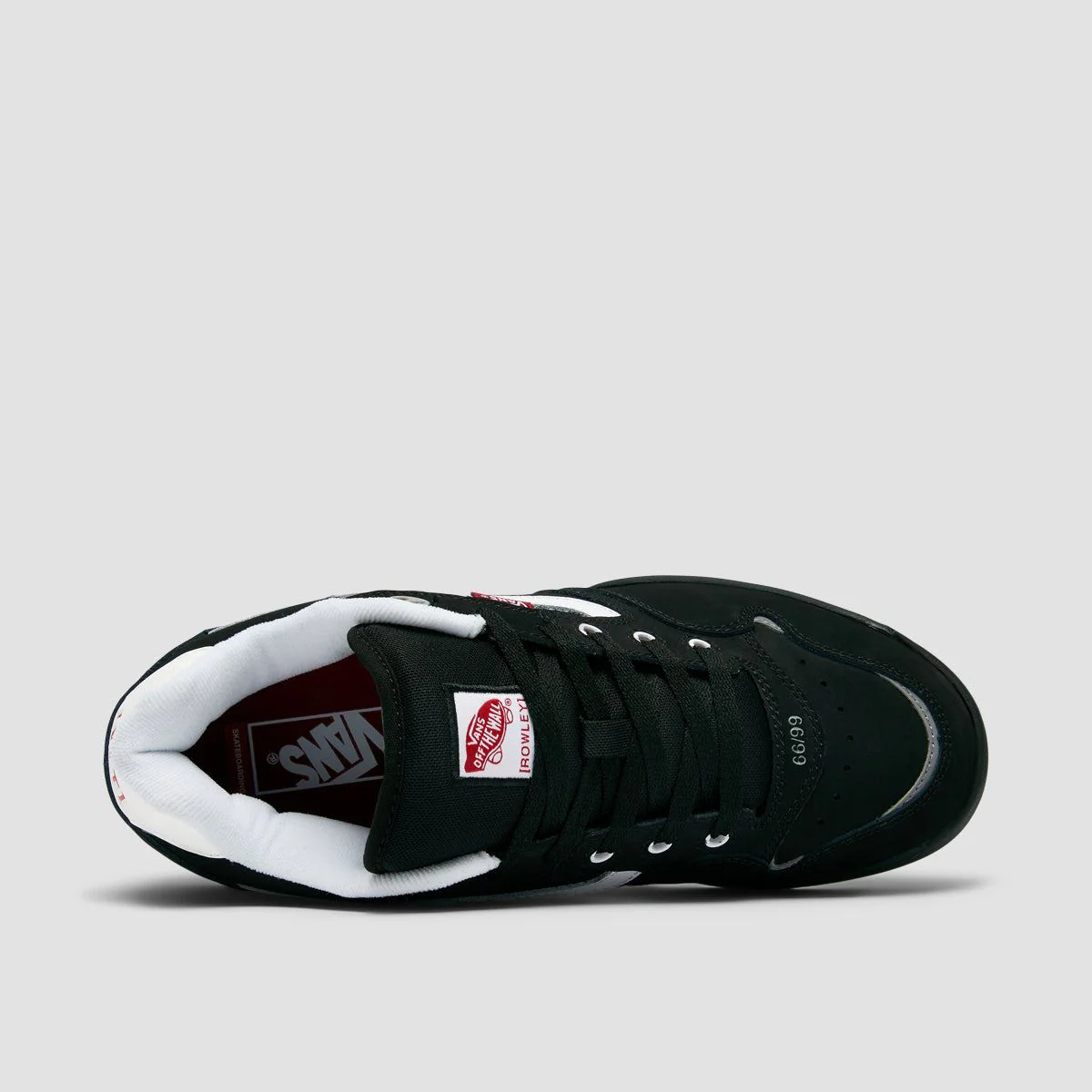 Vans Rowley XLT Shoes - Black/White/Red - Image 4