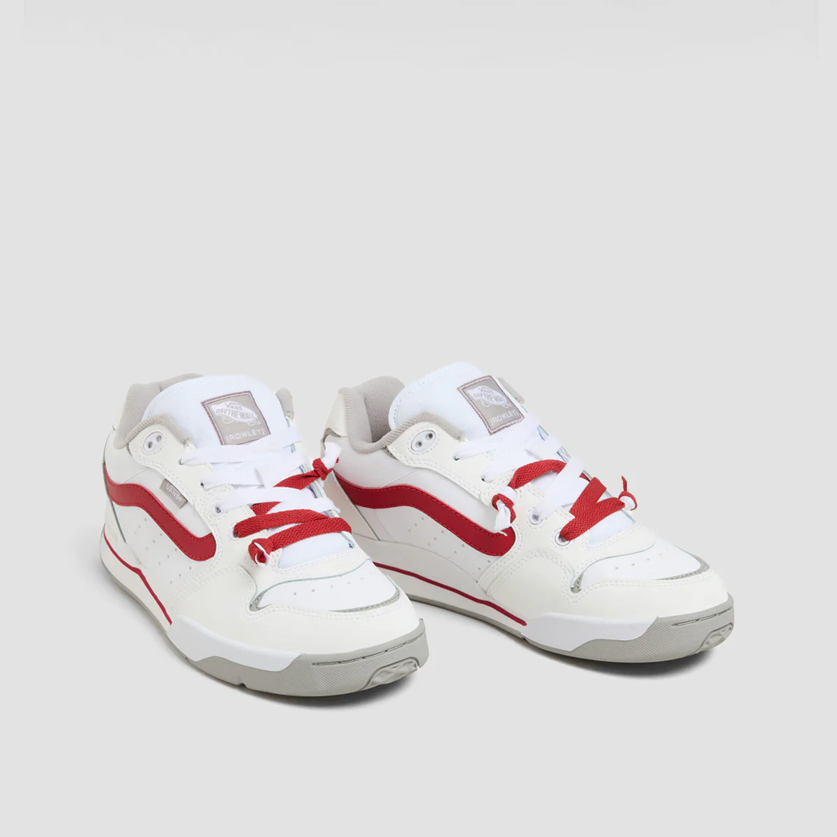 Vans Rowley XLT Shoes - Shredded Lace White/Red - Image 2