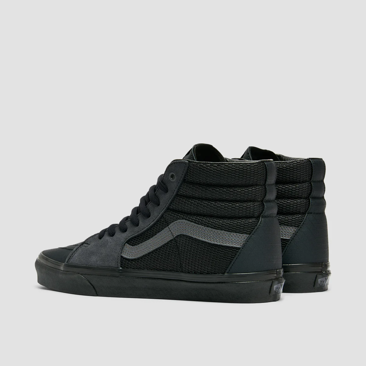 Vans SK8-Hi High Top Shoes - Ballistic Mix Black/Black - Image 3
