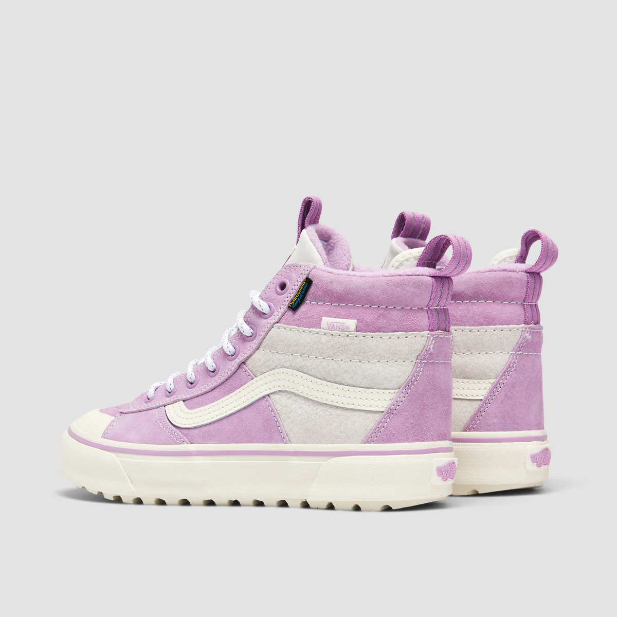 Vans SK8-Hi MTE-2 High Top Shoes - Violet Ice/Marshmallow - Image 3