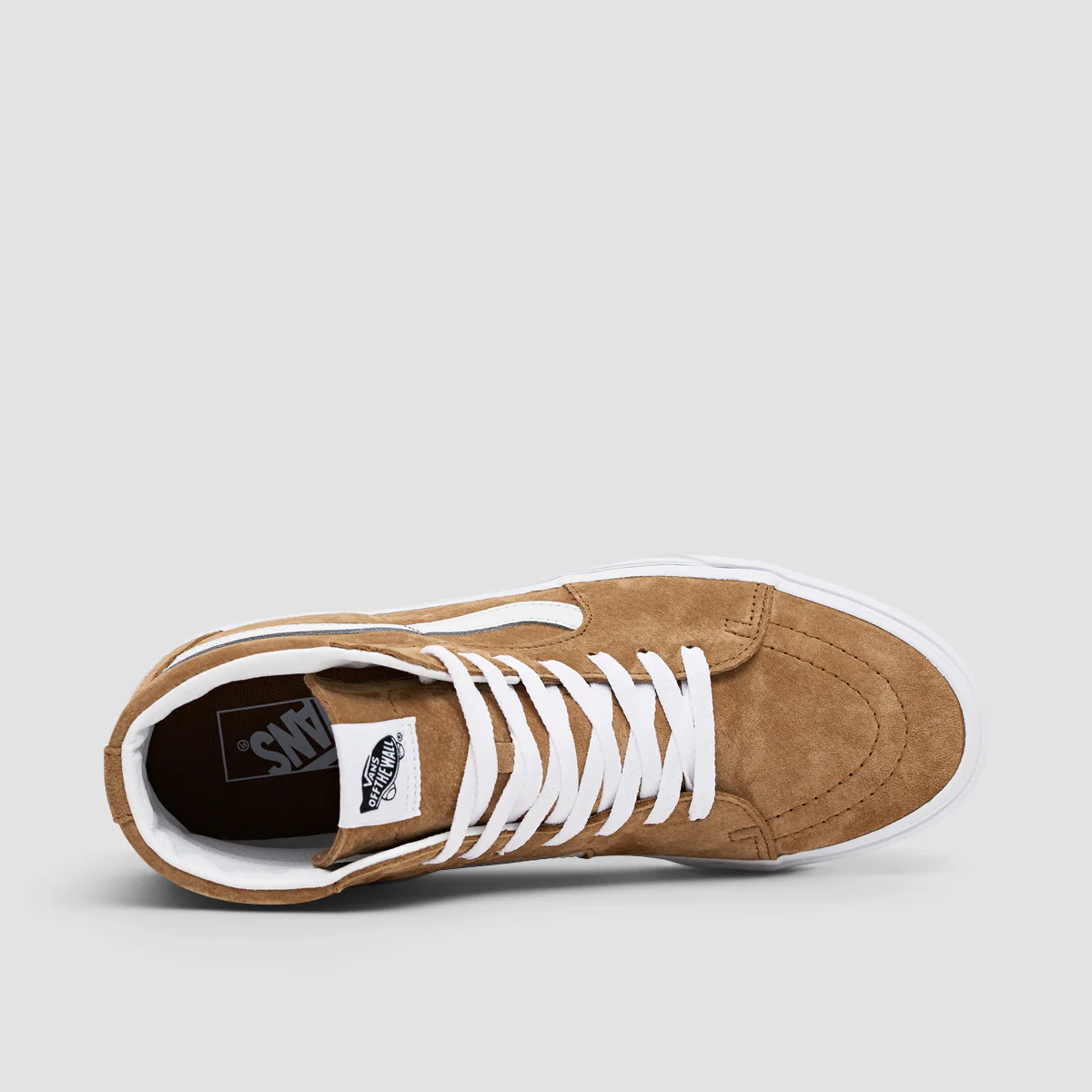 Vans SK8-Hi Shoes - Pig Suede Tobacco Brown - Image 4