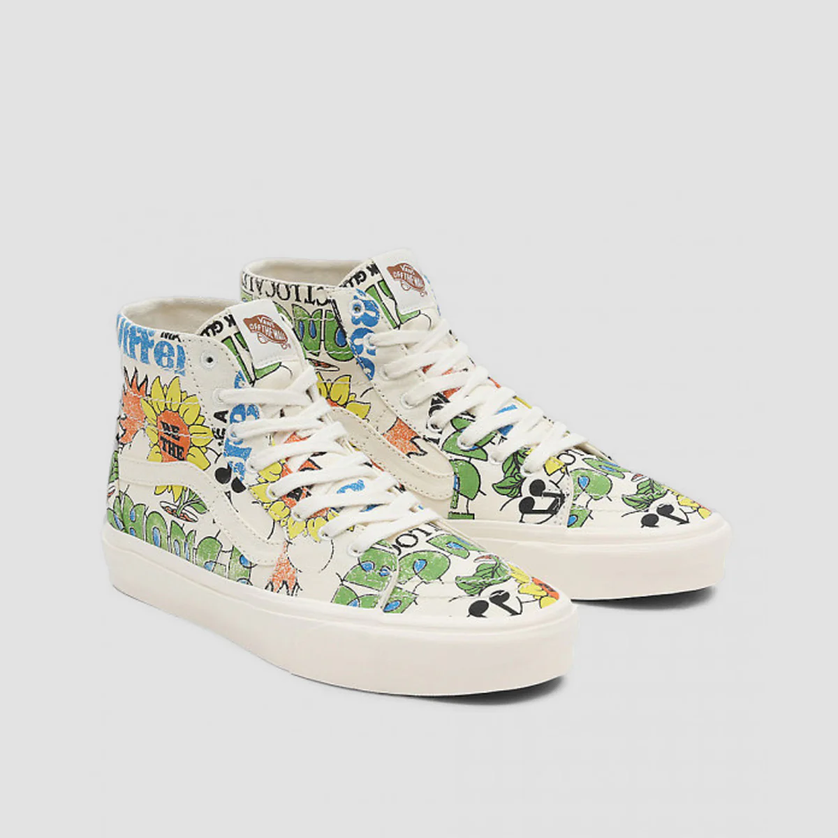 Vans SK8-Hi Tapered High Top Shoes - Eco Positivity/Natural - Image 2