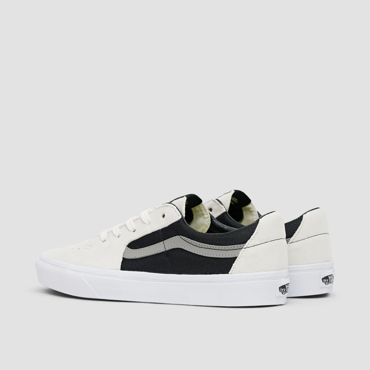 Vans SK8-Low Shoes - 2-Tone White/Black - Image 3