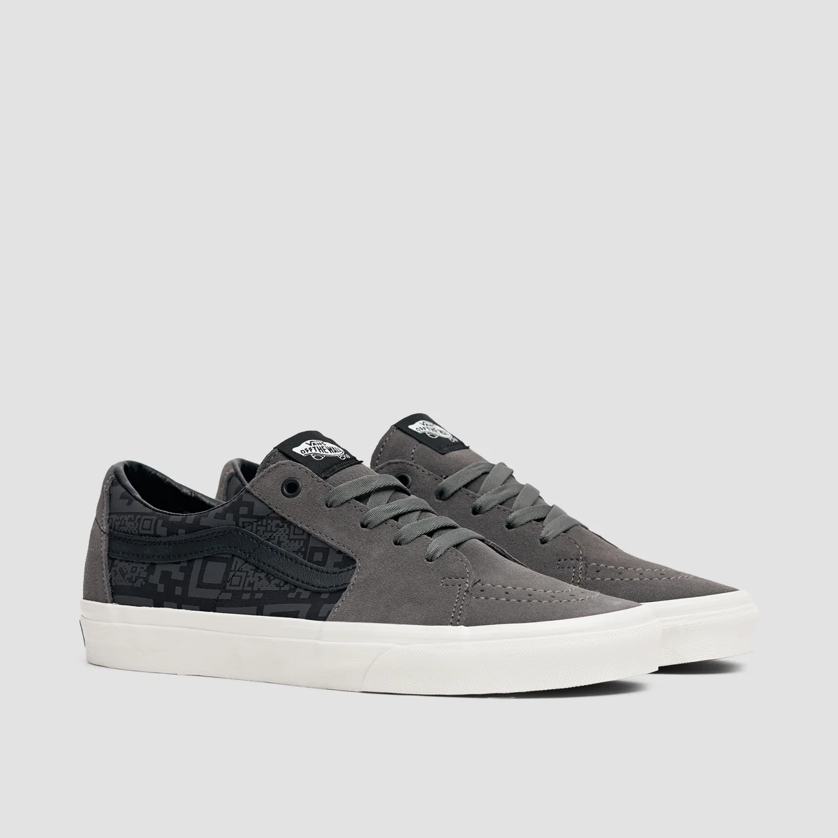 Vans SK8-Low Shoes - QR Checkerboard Black/Reflective - Image 2