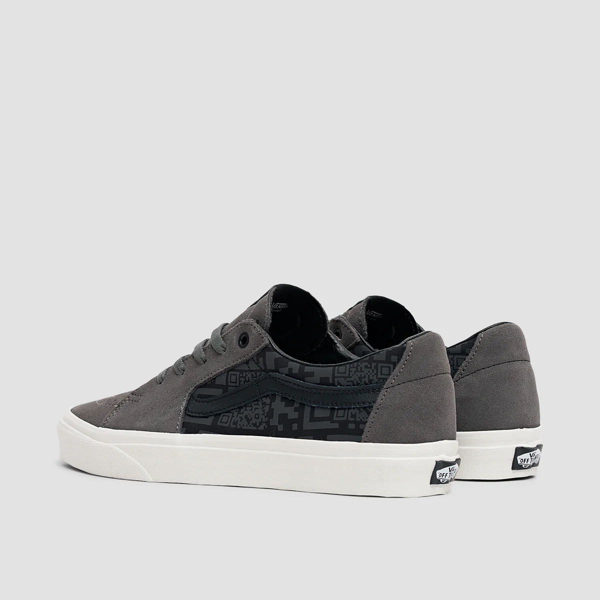Vans SK8-Low Shoes - QR Checkerboard Black/Reflective - Image 3