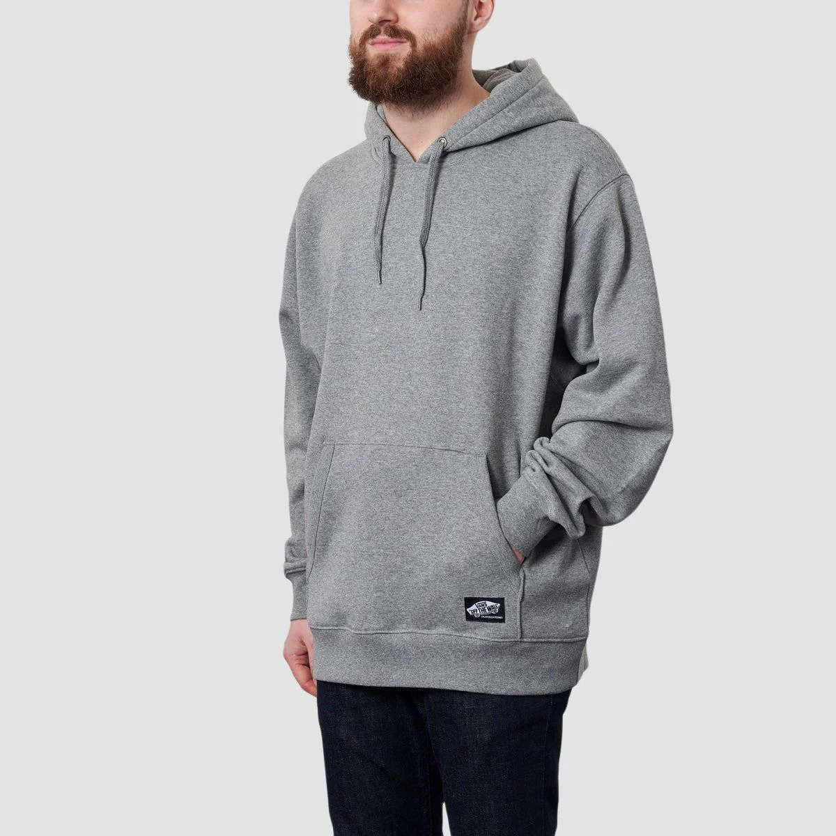 Vans Skate Classics Patch Pullover Hoodie Concrete Heather - Image 2