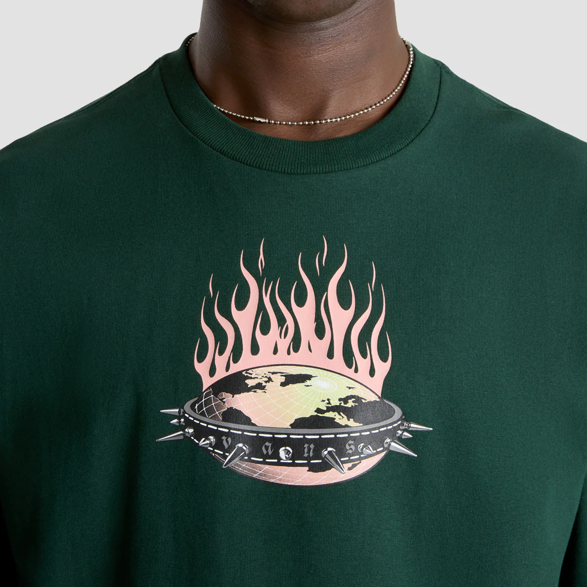 Vans Skate Global Dominance T-Shirt Scarab - Image 2