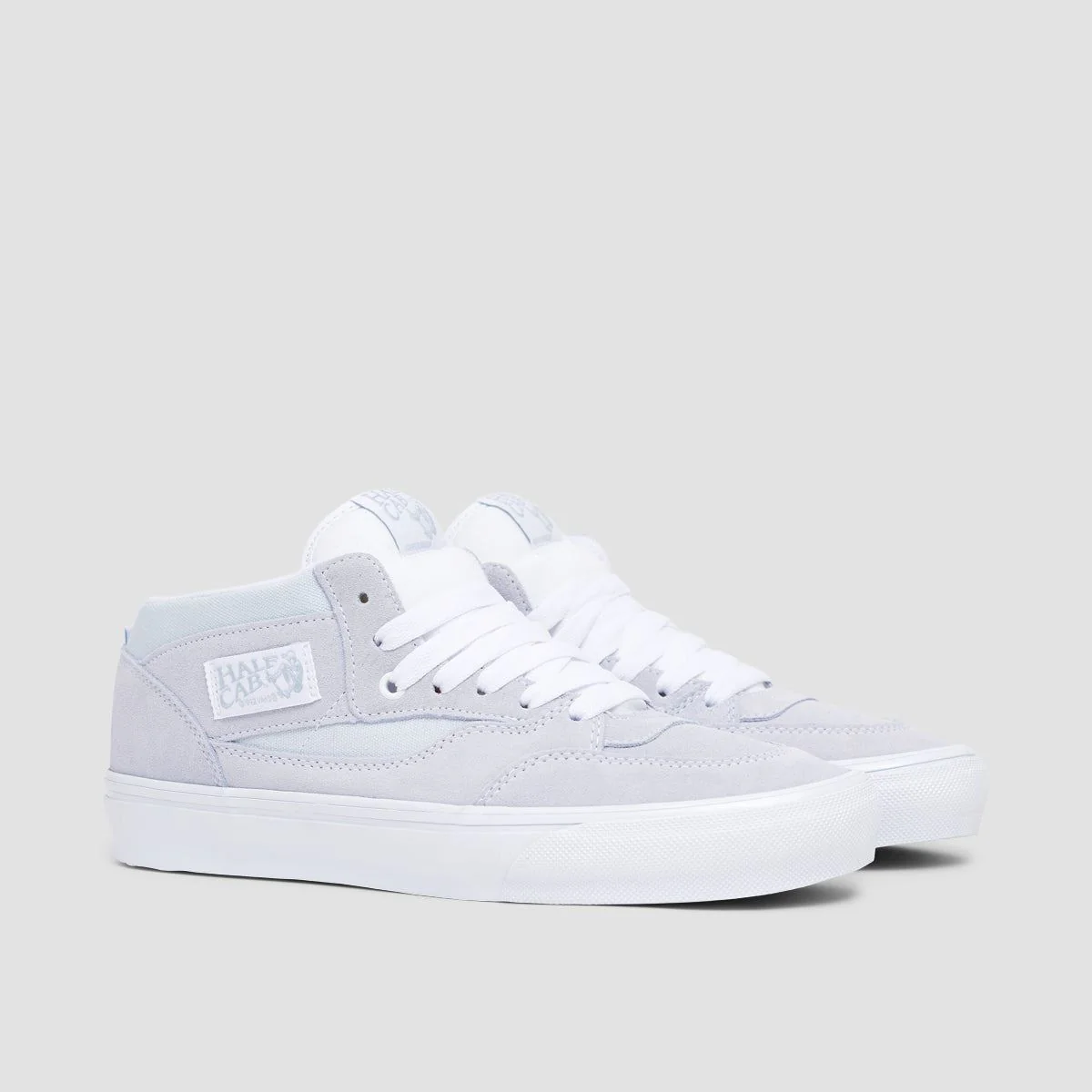 Vans Skate Half Cab '92 Mid Top Shoes - Light Blue/White - Image 2