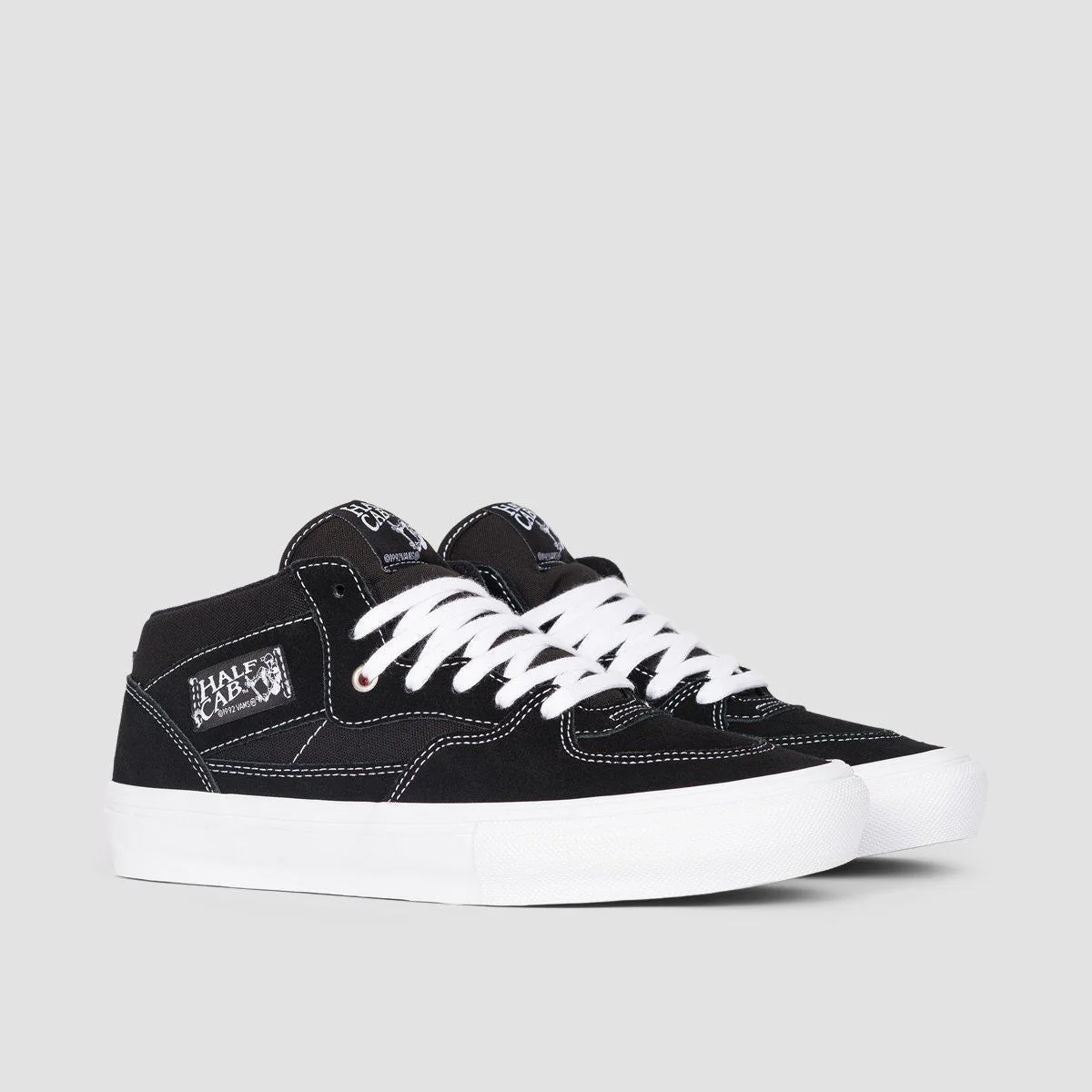 Vans Skate Half Cab Shoes - Black/White - Image 2