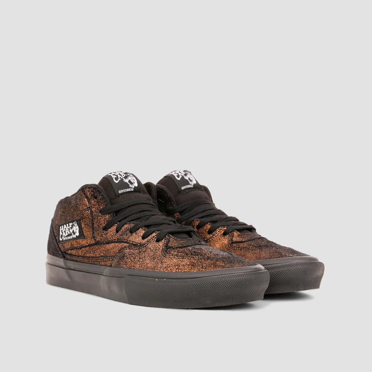 Vans Skate Half Cab Mid Top Shoes - Metallic Bronze - Image 4