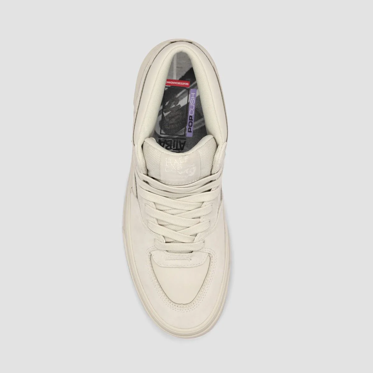 Vans Skate Half Cab WaffleCup Mid Top Shoes - Atiba Oatmeal - Image 2