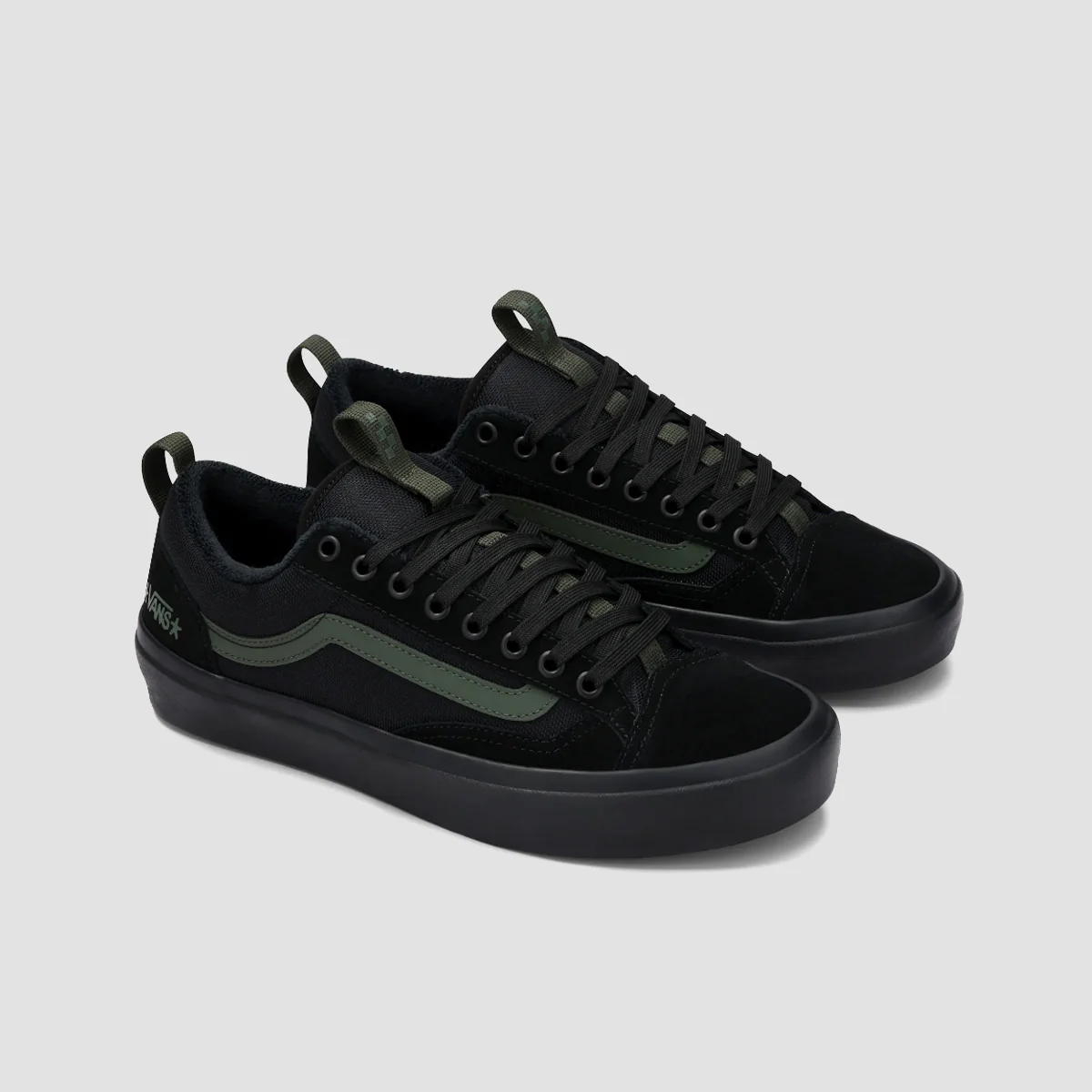 Vans Skate Old Skool 36 + Shoes - Atiba Black/Dark Green - Image 3