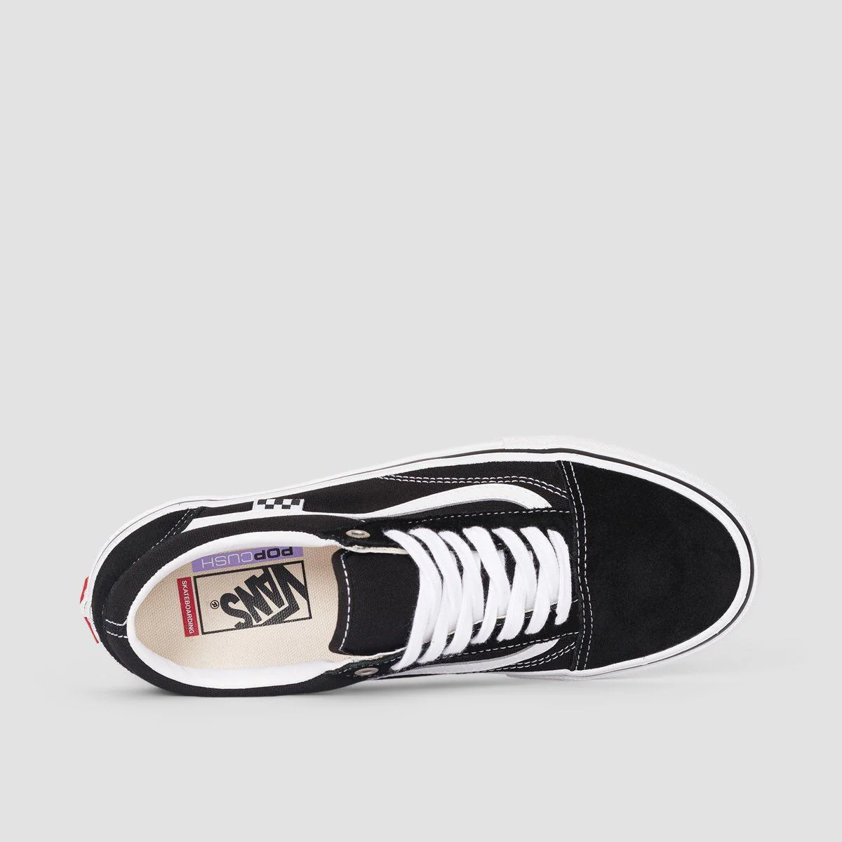 Vans Skate Old Skool Shoes - Black/White - Image 4