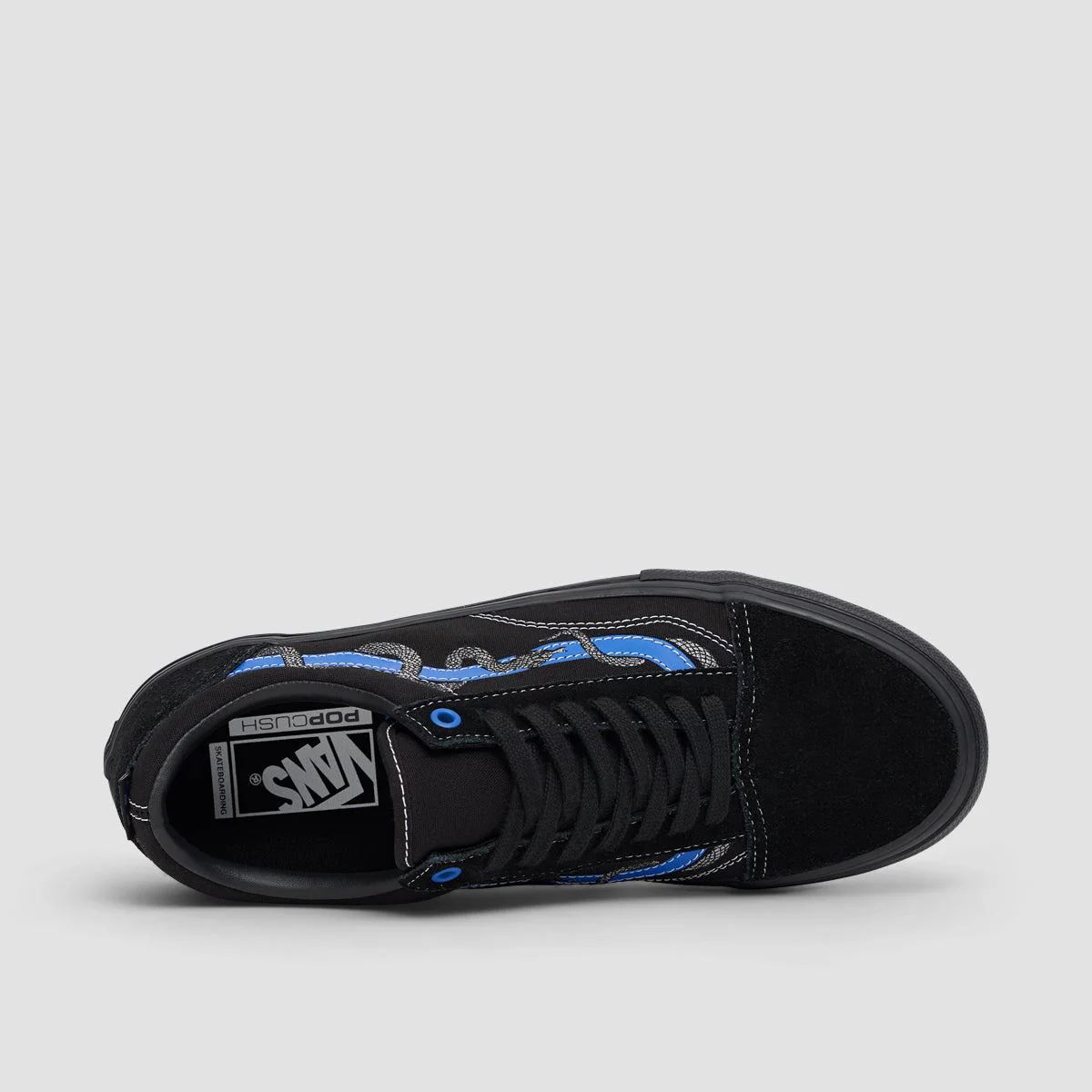 Vans Skate Old Skool Shoes - Breana Geering Blue/Black - Image 4