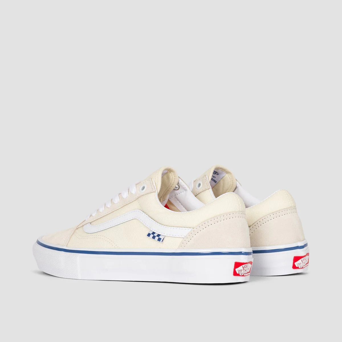 Vans Skate Old Skool Shoes - Off White - Image 3