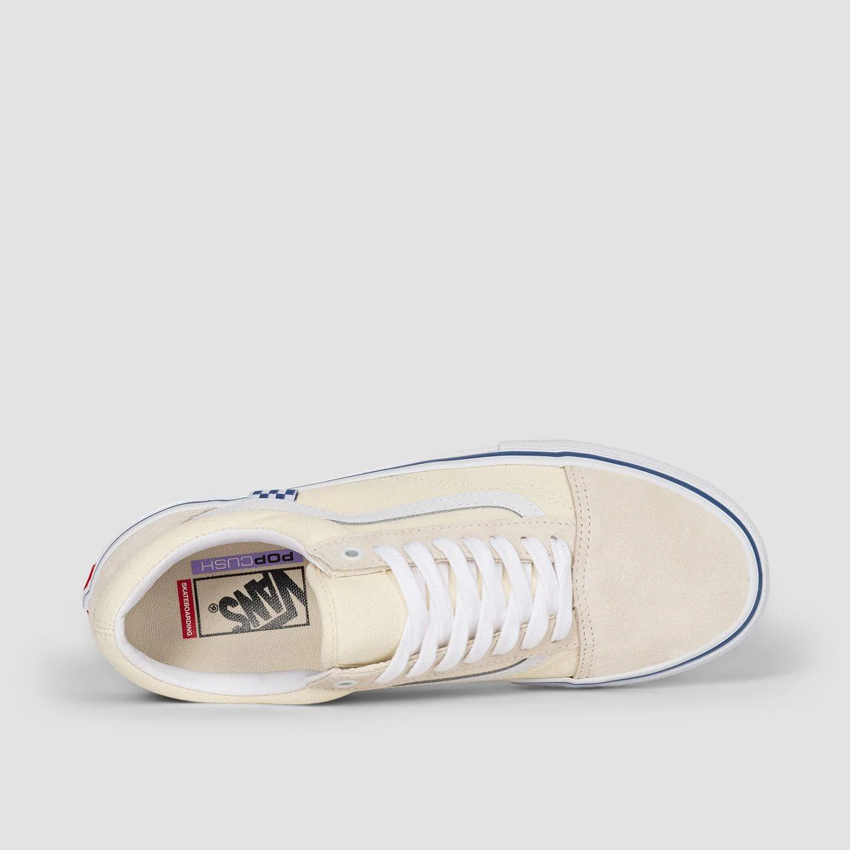 Vans Skate Old Skool Shoes - Off White - Image 4