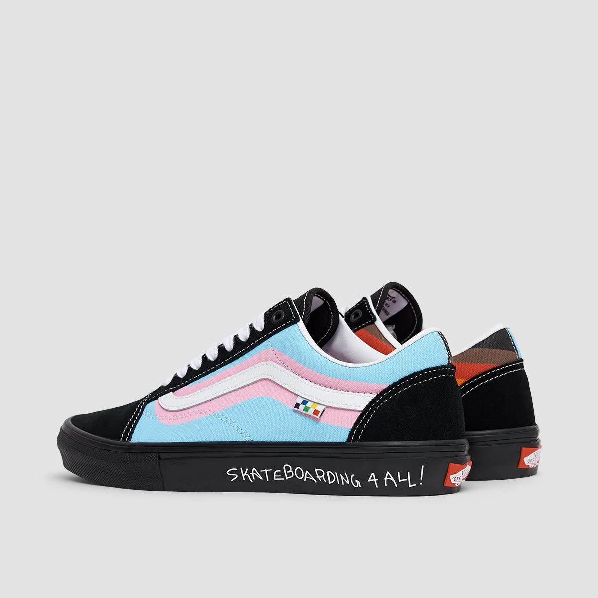 Vans Skate Old Skool Shoes - Pride Multi - Image 3