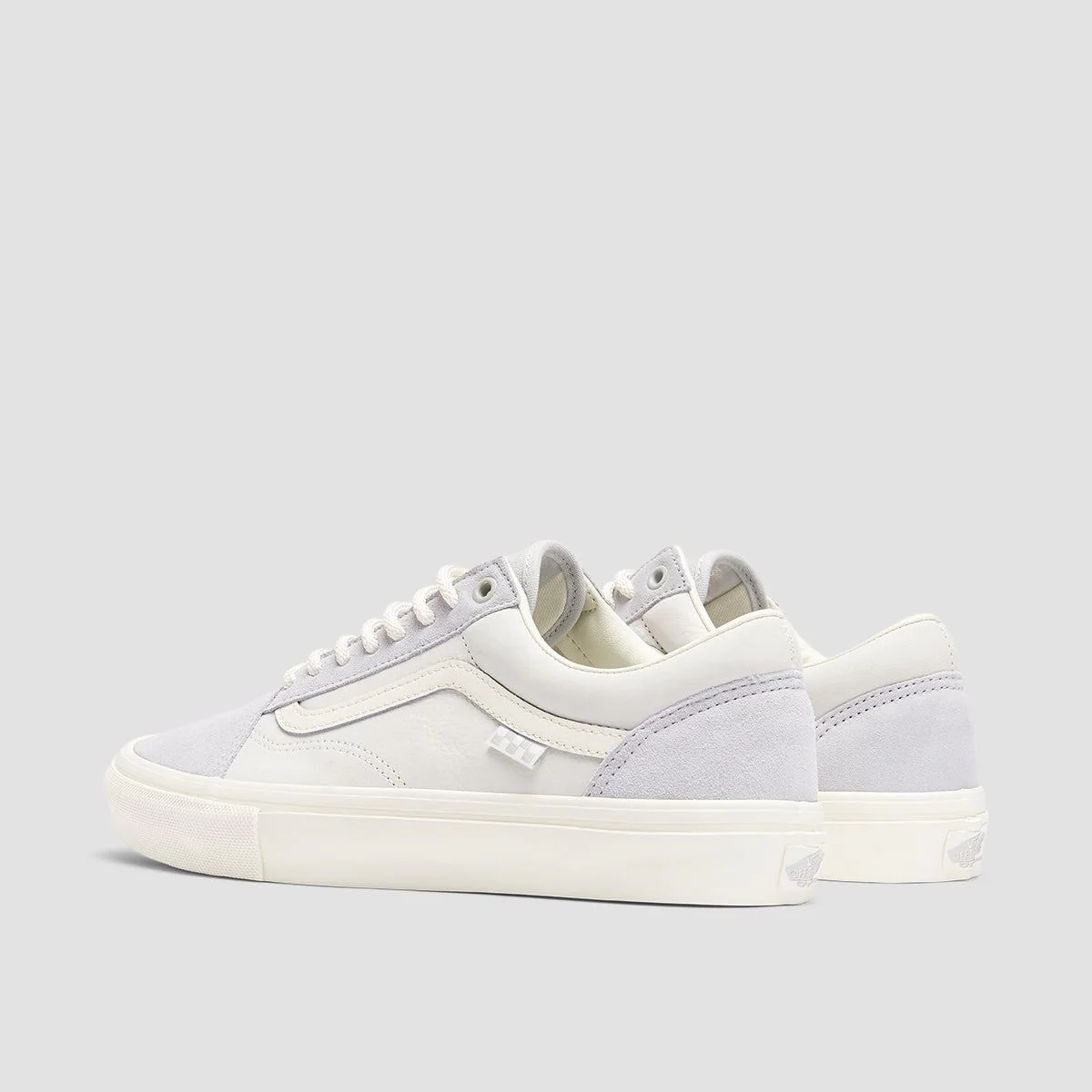 Vans Skate Old Skool Shoes - Grey/Marshmallow - Image 3