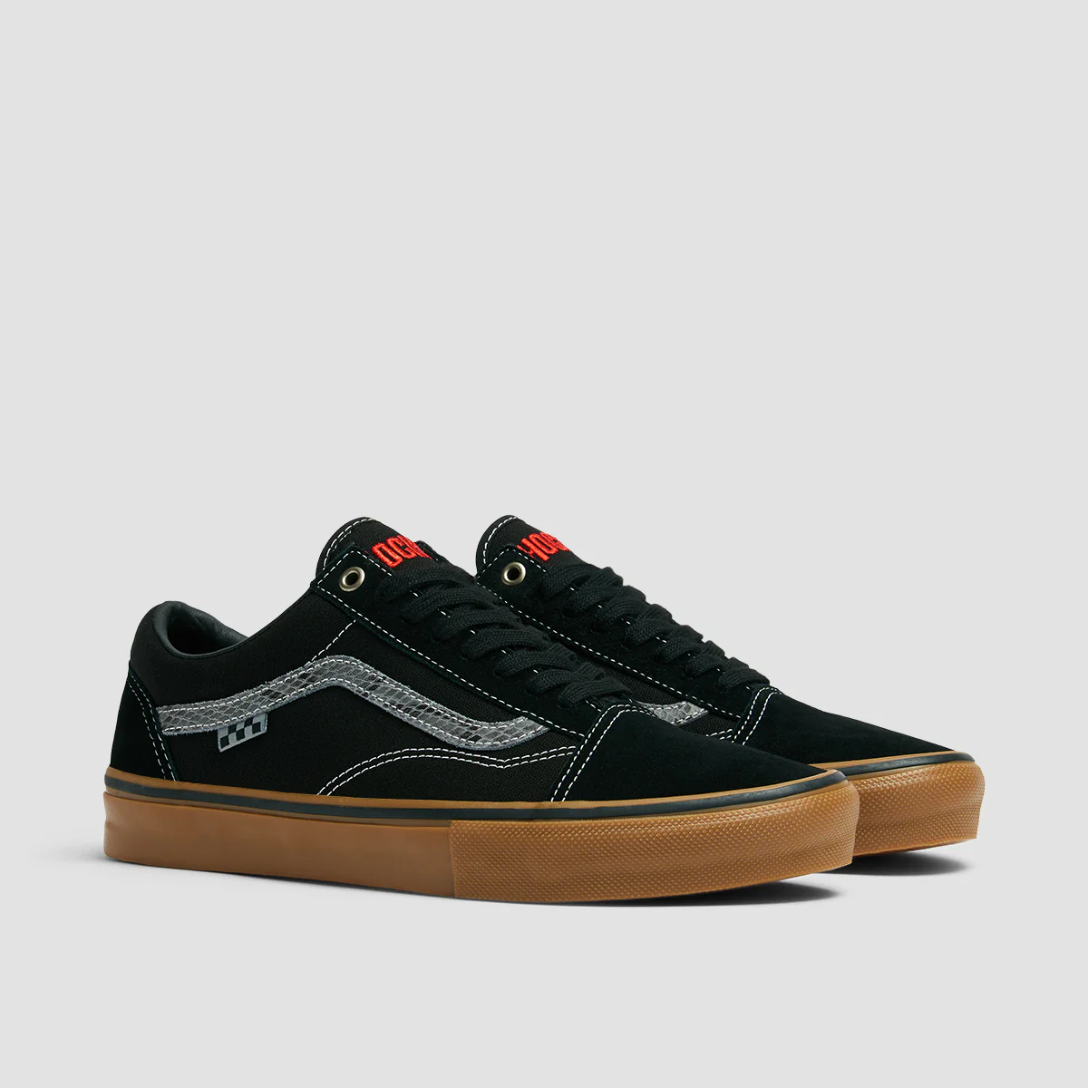 Vans Skate Old Skool Shoes - Hockey Skateboards Black/Snake - Image 2