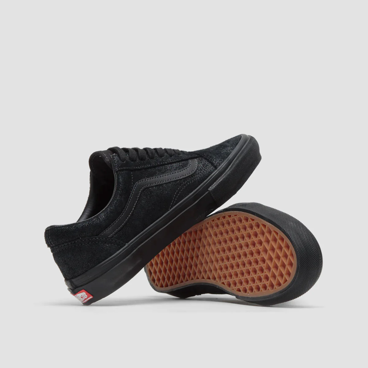 Vans Skate Old Skool Shoes - Metallic Black/Smoke - Image 3