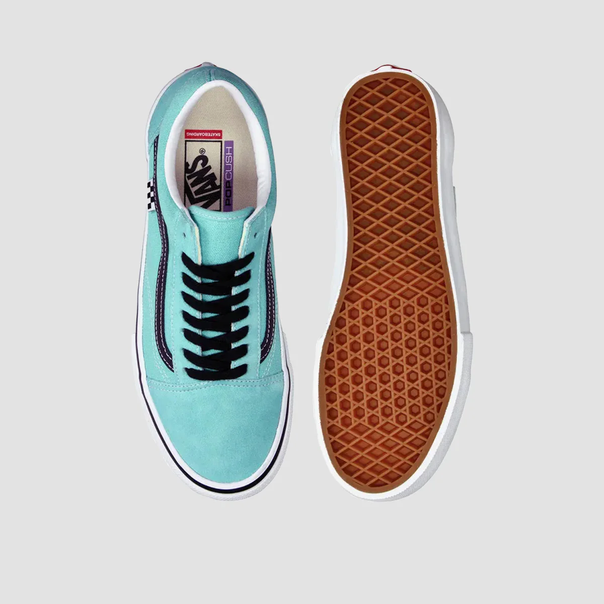 Vans Skate Old Skool Shoes - POP Electric Blue - Image 2
