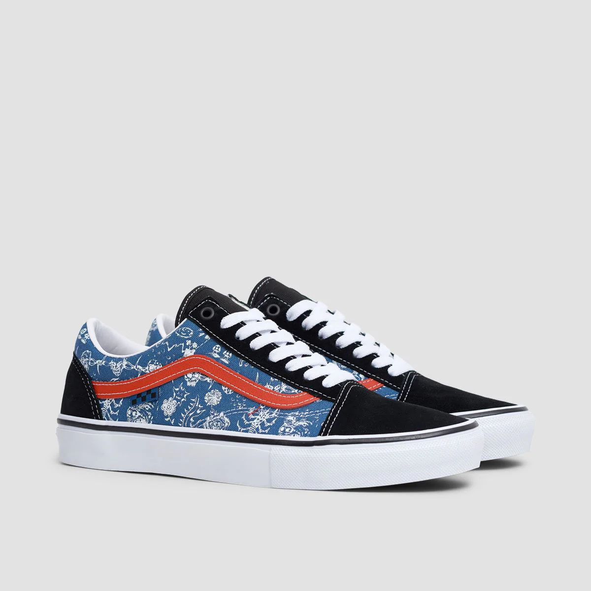 Vans Skate Old Skool VCU Shoes - Mike Gigliotti Black/Blue - Image 2