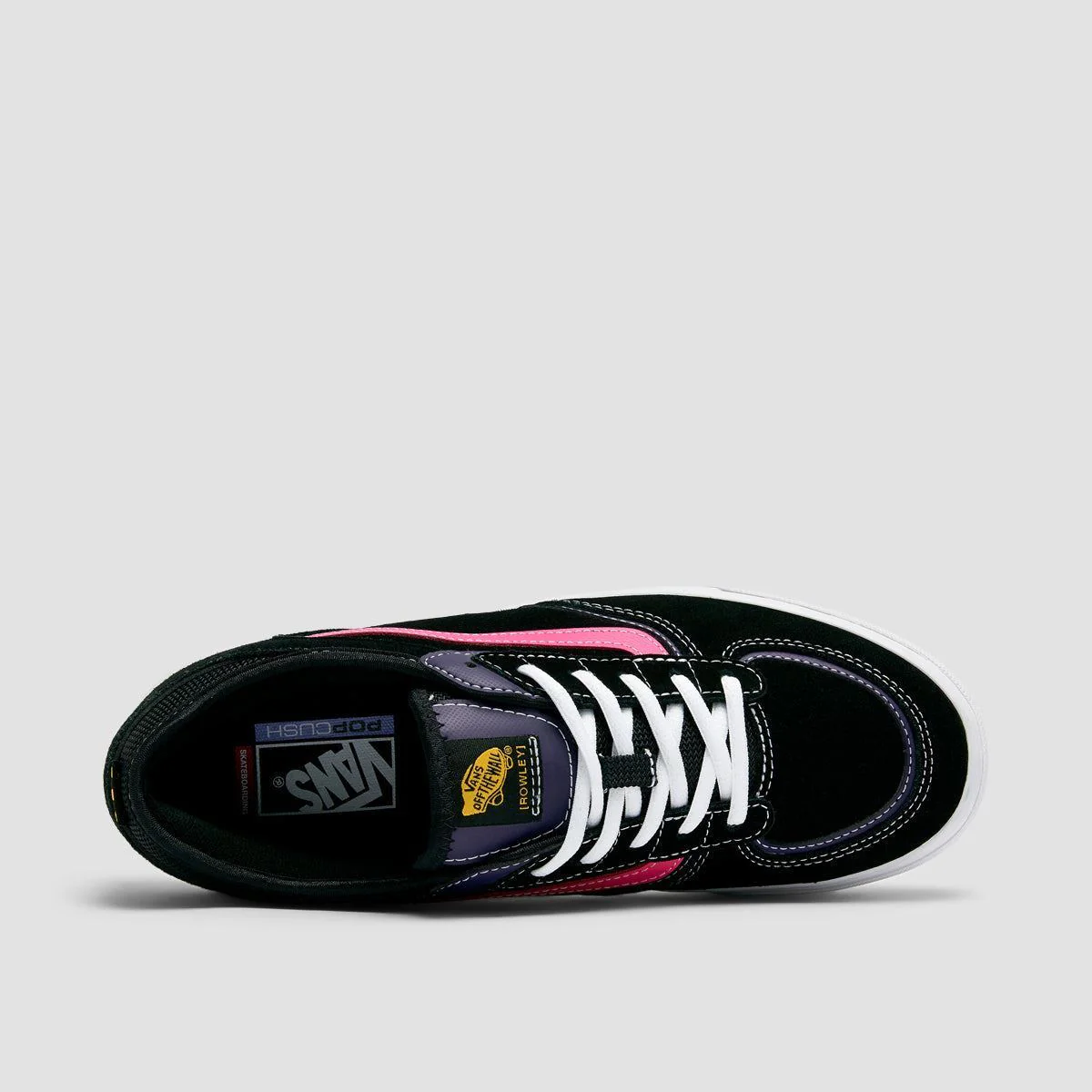 Vans Skate Rowley Shoes - Black/Pink - Image 4