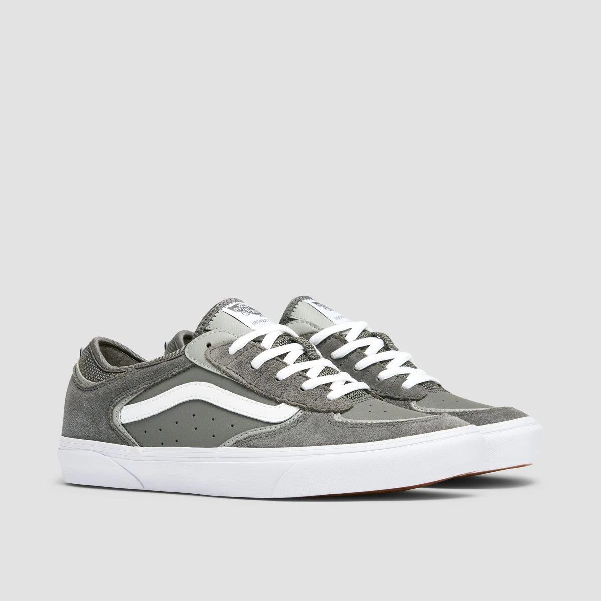 Vans Skate Rowley Shoes - Grey/White - Image 2