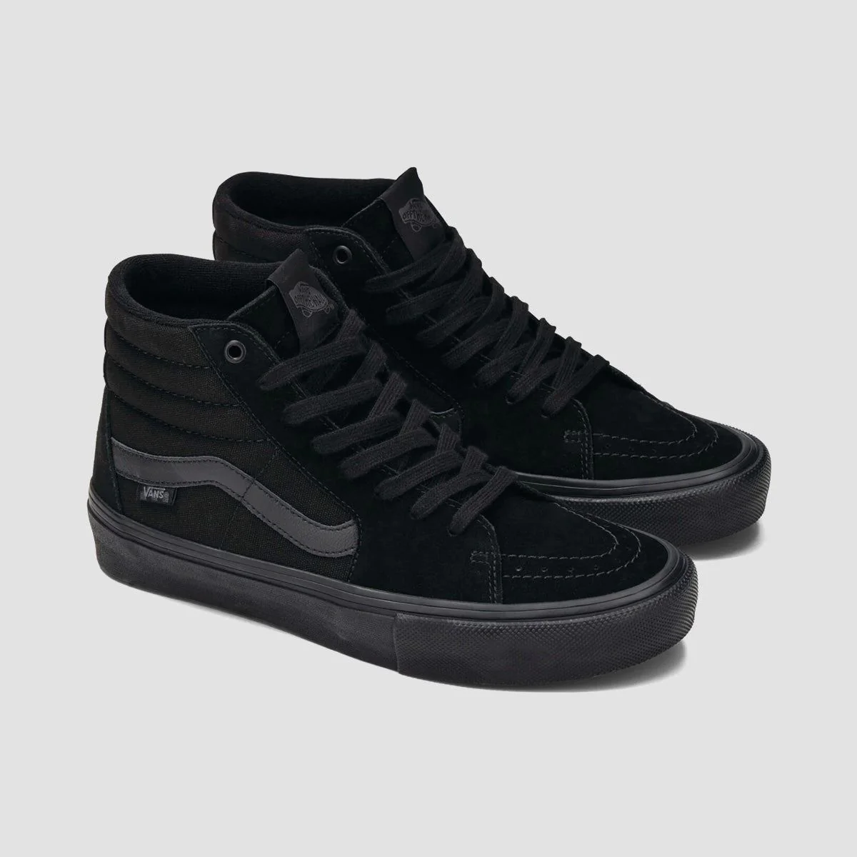 Vans Skate SK8-Hi High Top Shoes - Black/Black - Image 2